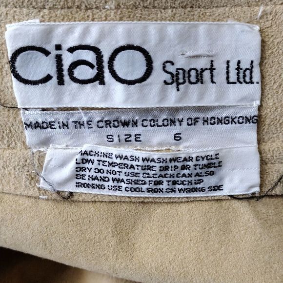 Ciao Sport Ltd Hannah Suede Belt Loop Vintage Skirt - Picture 12 of 16